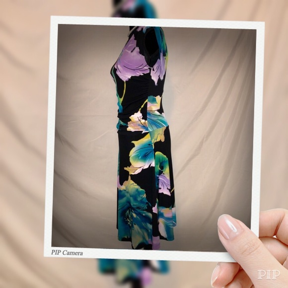 🌺EUC En Focus Studio multi-color Ruched Dress 8🌺 - Picture 3 of 8